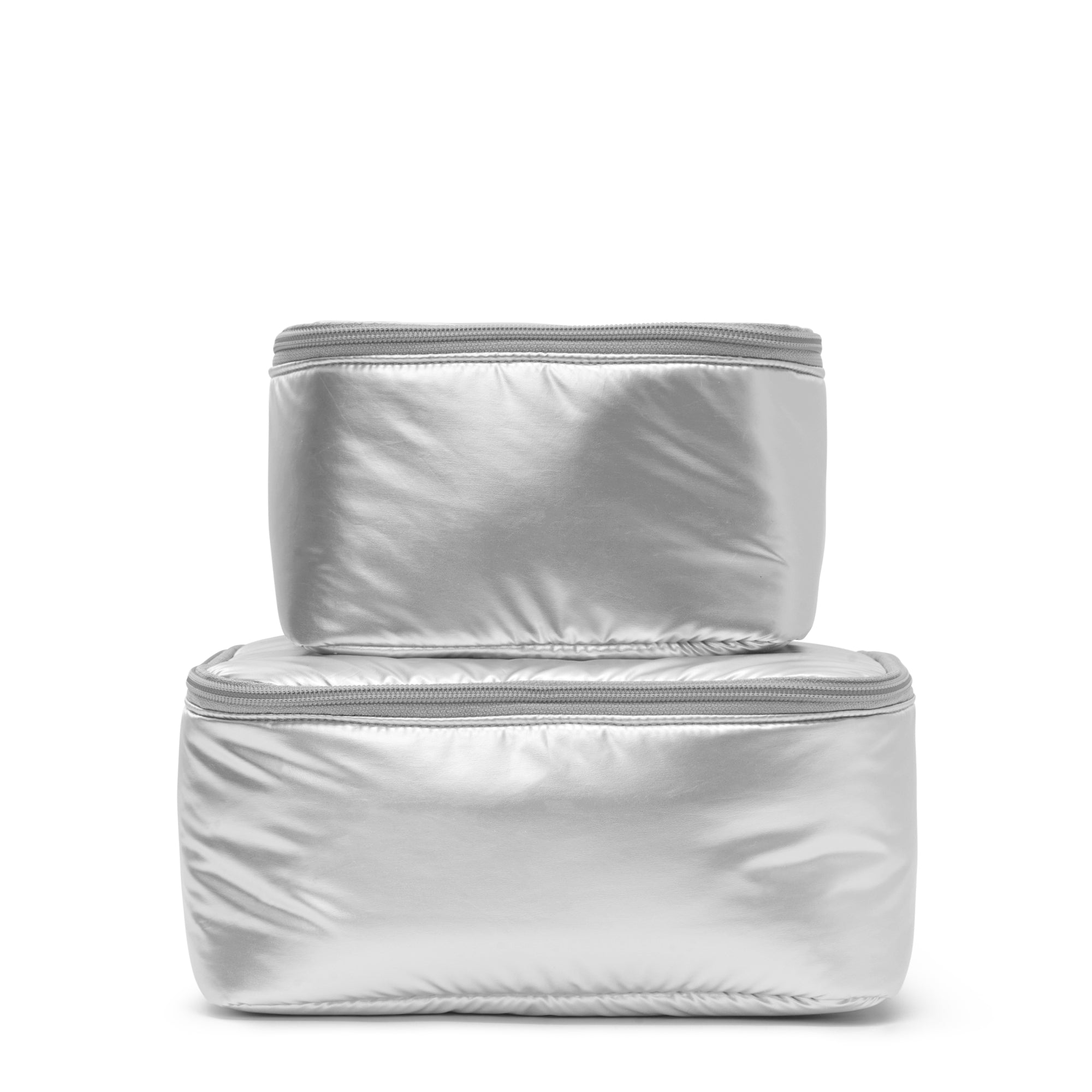 Shine Firm toilettasker, silver - 2 stk